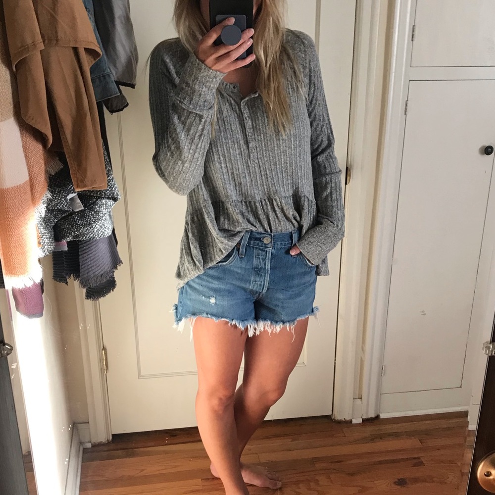 NWOT Super Soft Henley
